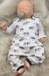 Preview: Handmade Strampler gr. 62 Elefanten