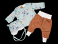 Preview: Handmade Pulli, Hose und Mütze gr 56 Schildkröte Fische