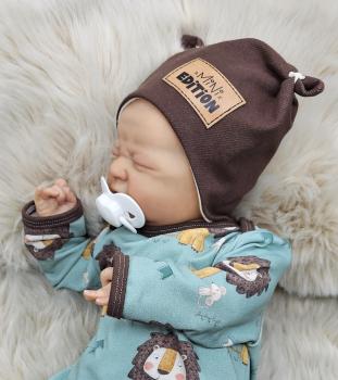 Preview: Handmade Pulli Hose und Mütze gr 56 Löwe