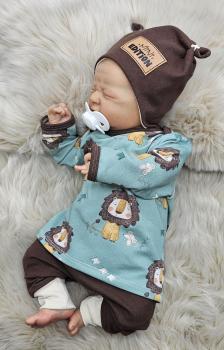 Preview: Handmade Pulli Hose und Mütze gr 56 Löwe