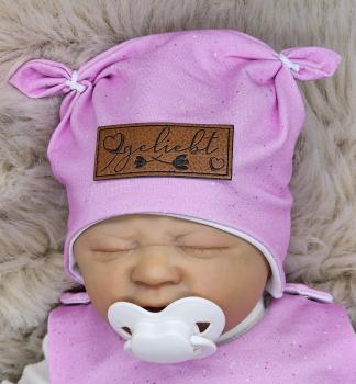 Preview: Handmade Strampler & Mütze gr.56 Wal maritim