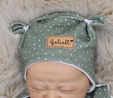 Preview: Handmade Strampler mit Mütze gr.56 Fuchs Biene