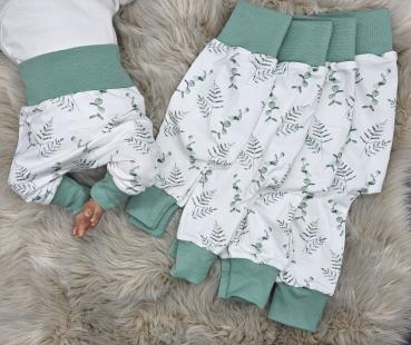 Handmade Hose Blätter gr. 56, 62, 68, 74 & 80