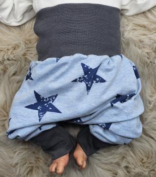 Handmade Pumphose gr. 62/68 Sterne