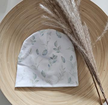 Handmade Mütze Blätter