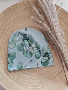 Handmade Mütze Blätter