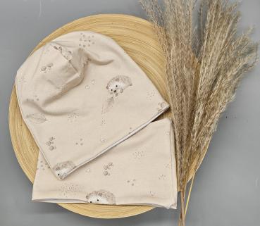 Handmade Beanie & Loop Igel