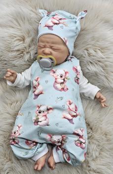 Handmade Strampler Mütze gr.56 Koalabär