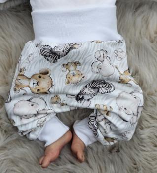 Handmade Pumphose gr. 56 Safari Tiere