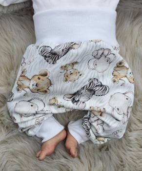 Preview: Handmade Pumphose gr. 56 Safari Tiere