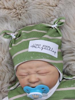 Preview: Handmade Strampler gr.56 Bär Familie