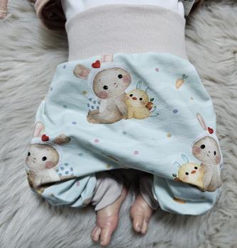 Handmade Set gr.56 Hase Ostern Pulli Hose Mütze