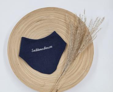 Handmade besticktes Musselin Tuch gr.56-68