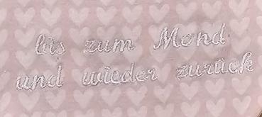 Preview: Handmade rosa besticktes Tuch gr.56-68