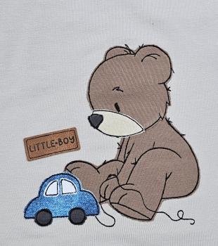 Preview: Handmade Teddyjacke gr 56 Teddy Stickbild