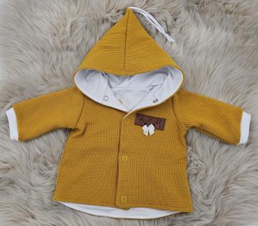 Preview: Handmade Jacke gr 56 Bär Stickbild