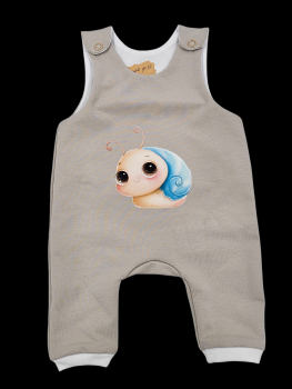 Handmade Strampler gr. 50 Schnecke