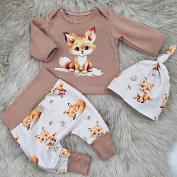 Preview: Handmade Set gr.56 mit Füchsen