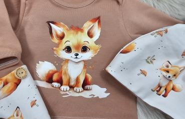 Handmade Set gr.56 mit Füchsen