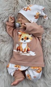 Handmade Set gr.56 mit Füchsen