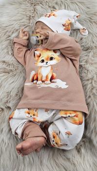 Preview: Handmade Set gr.56 mit Füchsen