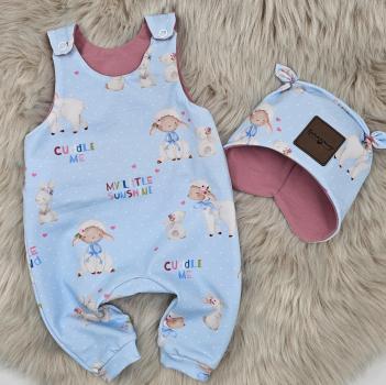 Preview: Handmade 2 tlg. Set gr.50 mit niedlichen Schäfchen