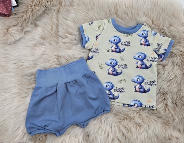 Handmade 2 tlg. Set gr.74 kleiner Bruder Dino