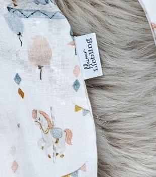 Preview: Handmade Pumphose gr.56 aus Musselin mit passendem Halstuch