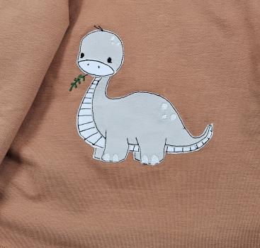 Handmade Jacke gr.80 mit Dino Stickbild