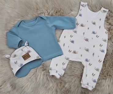 Handmade 3 tlg. Set gr.56 Schnecken