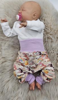 Handmade Pumphose Mitwachshose gr.56 bis gr.92 Einhörner