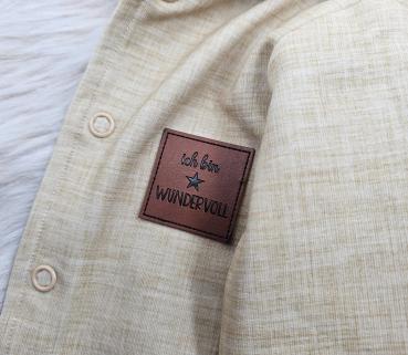 Preview: Handmade Jacke gr.74 Nilpferd Stickbild