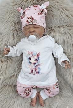 Handmade 3 tlg. Set gr.56 Einhörner