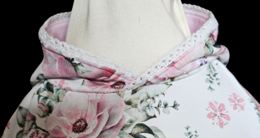 Preview: Handmade Hoody gr. 104 Rosen