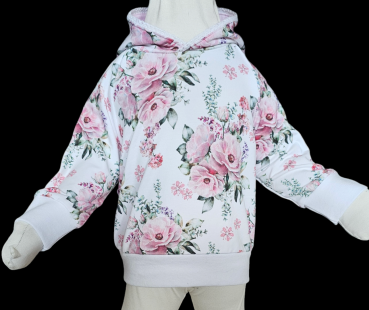 Handmade Hoody gr. 104 Rosen