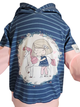 Preview: Handmade Hoody gr.98 Pferd