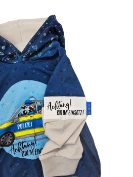 Preview: Handmade Hoody gr. 104 Charly  Fuchsfamilie