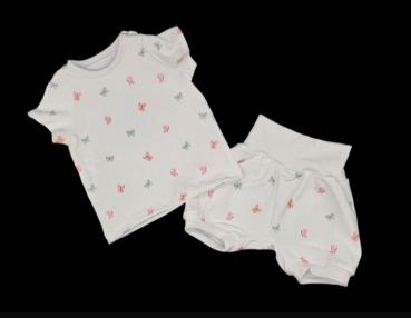 Preview: Handmade 3 tlg Set gr.74 Schmetterling