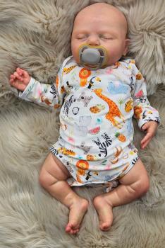 Preview: Langarmbody gr. 56 Arche Tiere