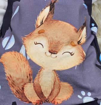 Preview: Handmade Strampler mit Mütze gr.56 Eichhörnchen wundervoll