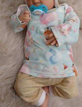 Preview: Handmade Pulli gr.56 Fuchs Elefant Einhorn