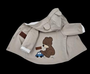 Handmade Teddyjacke gr 56 Teddy Stickbild