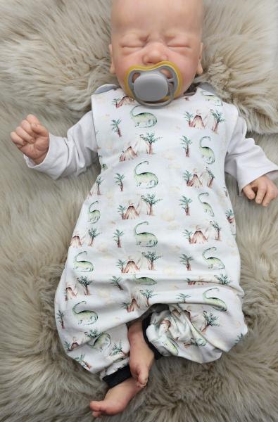 Handmade Strampler gr. 62 mit Dinos