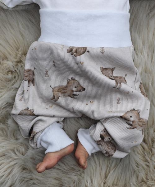 Handmade Pumphose gr. 56 Wildschweine