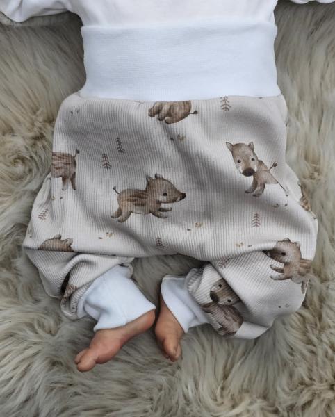 Handmade Pumphose gr. 56 Wildschweine