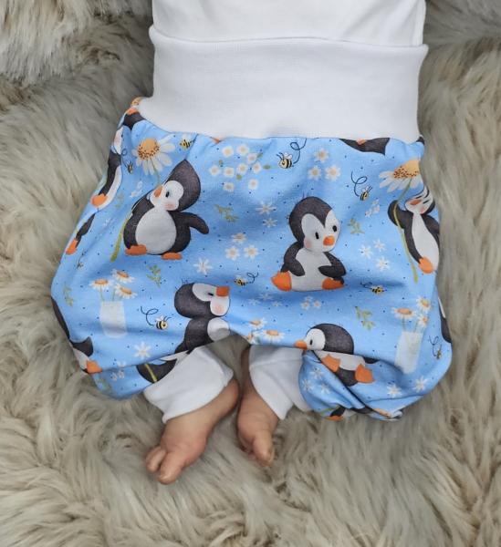 Handmade Pumphose gr. 56 Pinguin Blumen