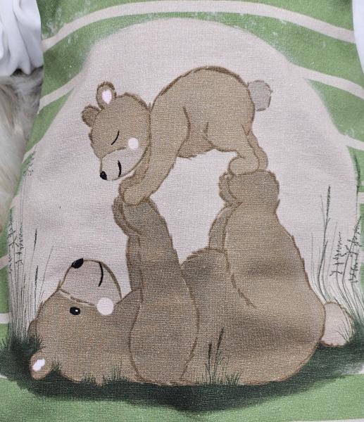Handmade Strampler gr.56 Bär Familie