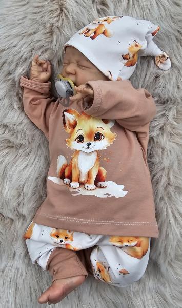 Handmade Set gr.56 mit Füchsen