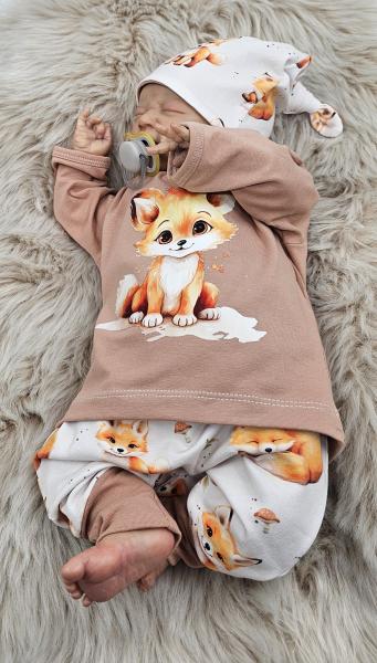 Handmade Set gr.56 mit Füchsen