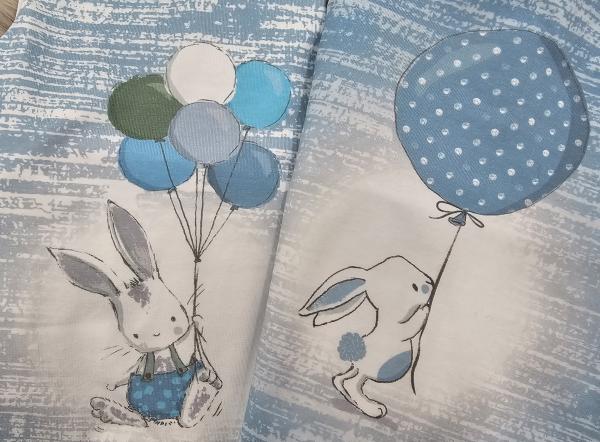 Handmade 2 tlg. Set gr.50 Hase Luftballon